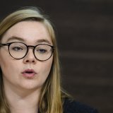 La conseillère d'Etat Valérie Dittli en charge des finances a présenté lundi des adaptations de la fiscalité vaudoise, dont une baisse d'impôts de 2,5 % dès 2024 pour les personnes physiques (archives).